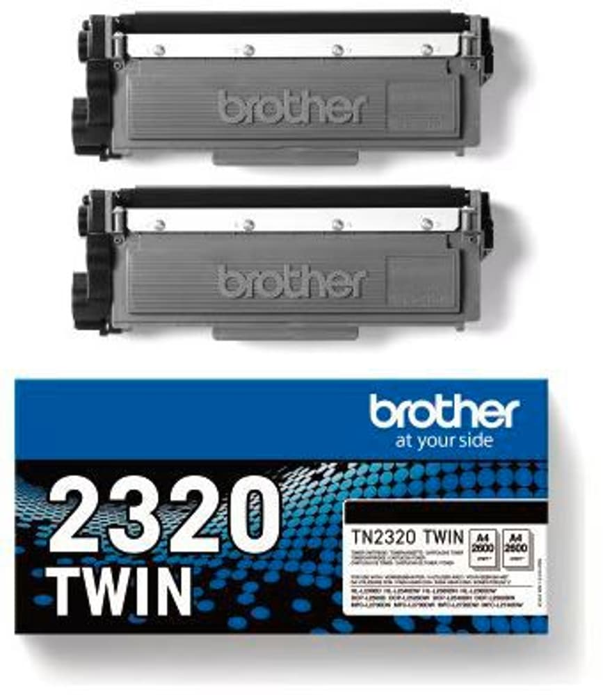 TN-2320 TWIN PACK Schwarz Toner Brother 785300195792 Bild Nr. 1