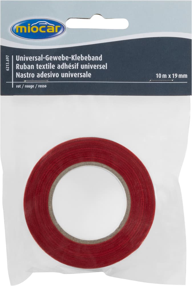 Gewebeband rot Klebeband Miocar 621369700000 Farbe Rot Bild Nr. 1