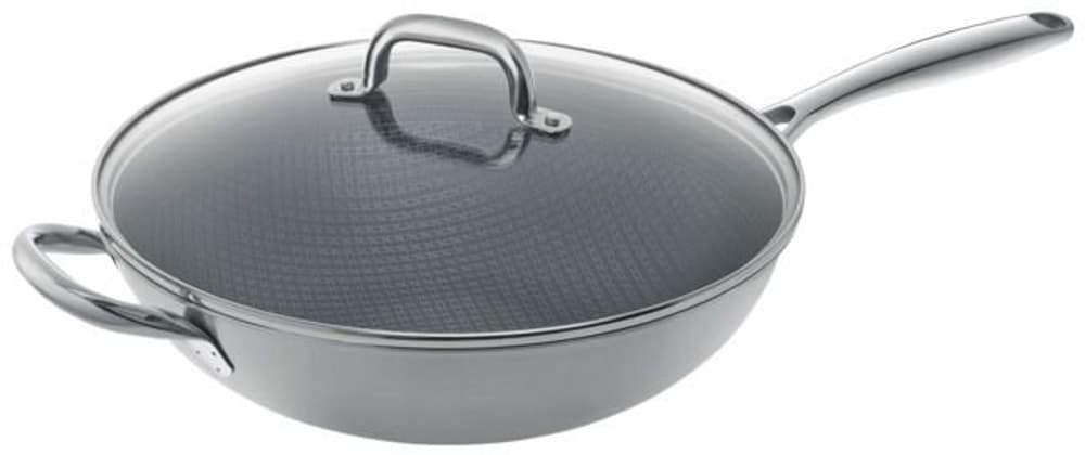 Padella wok Kyoto con coperchio in vetro ø 32 cm Wok Kisag 669700126352 N. figura 1