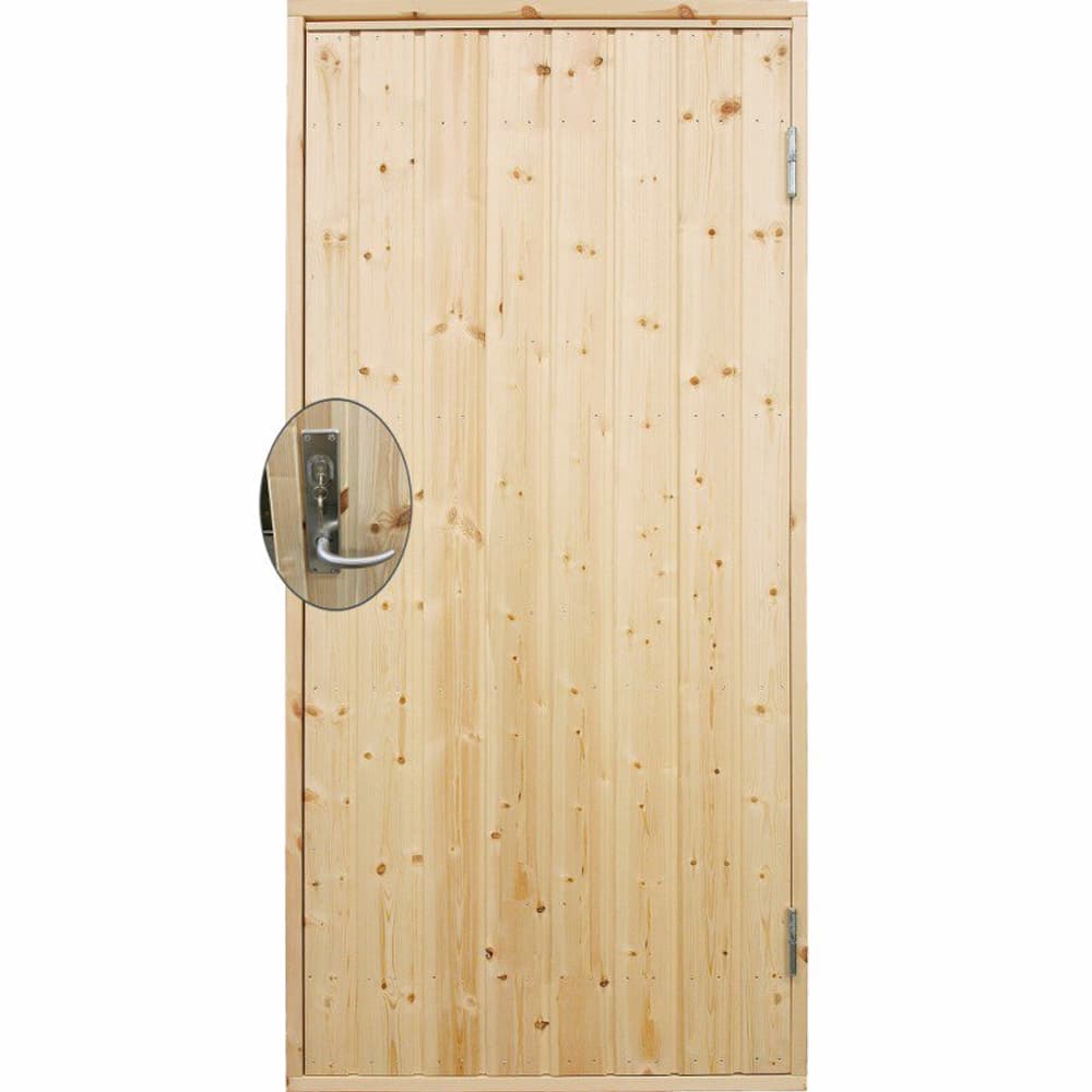 Porta d'ingresso laterale standard, Kit komp RA 88,6x197,8 cm Senza chiavi Porta PLUS 669700109176 N. figura 1