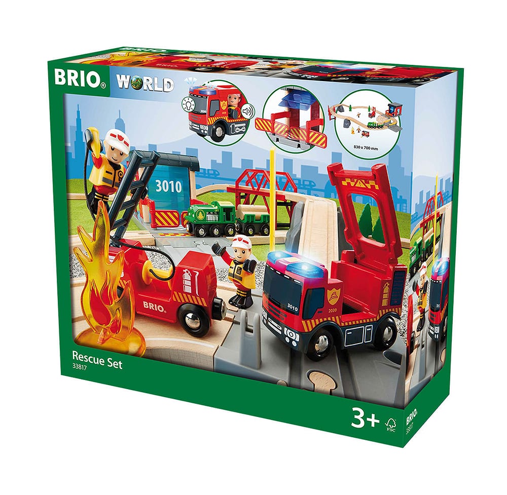Grosses Feuerwehr Deluxe Set (FSC®) Brio 74638240000016 Bild Nr. 1