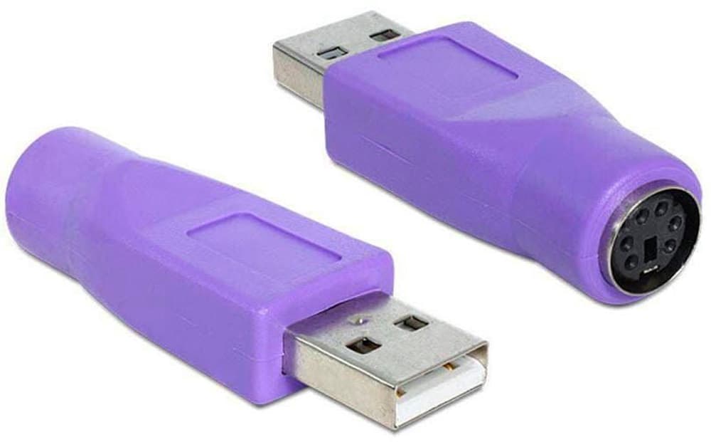 Adaptateur USB 2.0 Connecteur USB A - PS/2 Adaptateur USB DeLock 785302405013 Photo no. 1