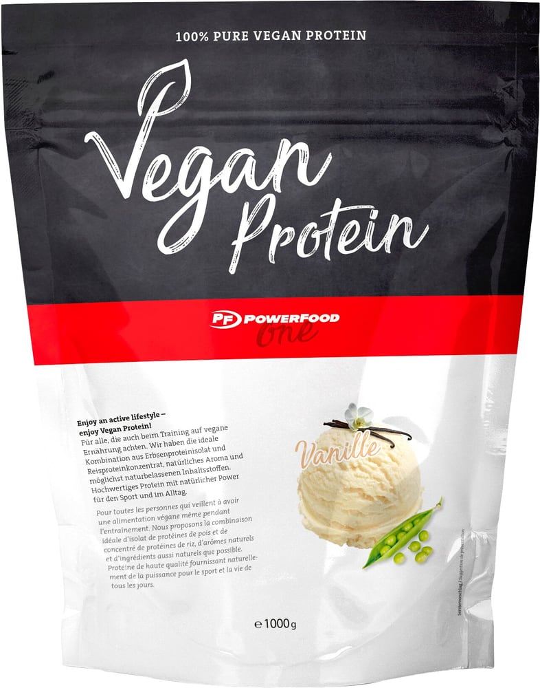 Vegan Protein Poudre protéiné PowerFood One 467392703700 Couleur neutre Goût Vanille Photo no. 1