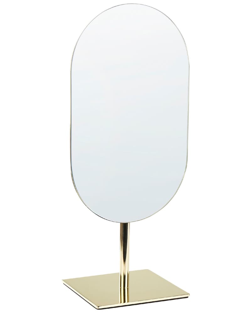 Specchio da tavolo oro 16 x 37 cm CANTAL Specchio per make-up Beliani 669700118922 N. figura 1