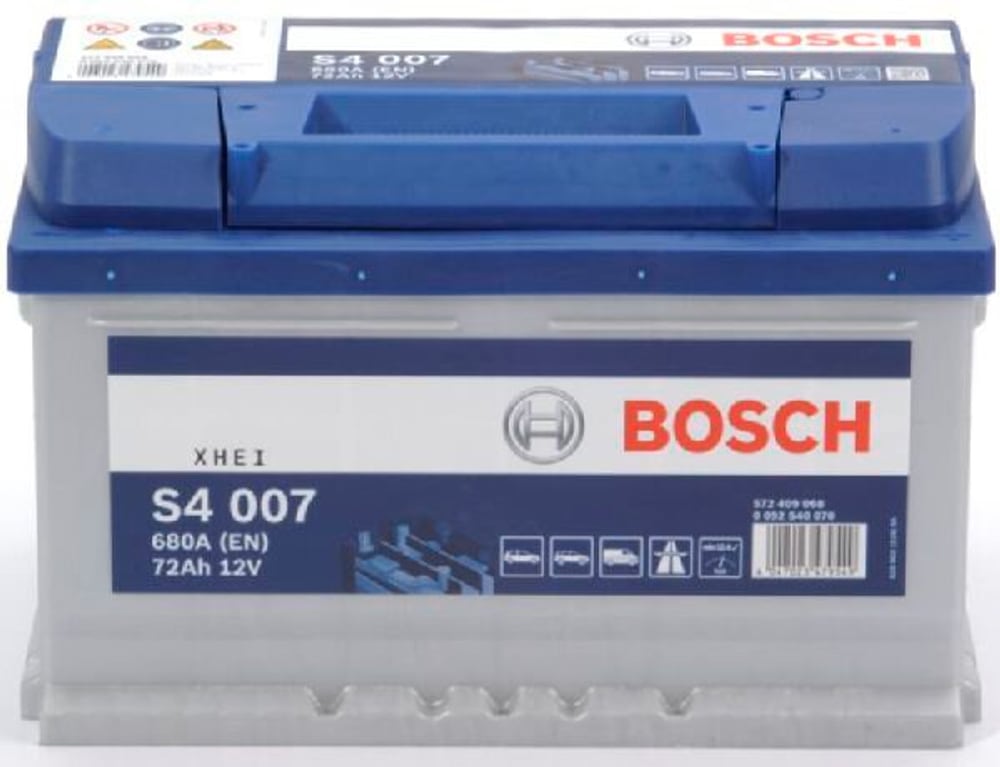 Batteria 12V/72Ah/680A Batteria per auto Bosch 621102500000 N. figura 1
