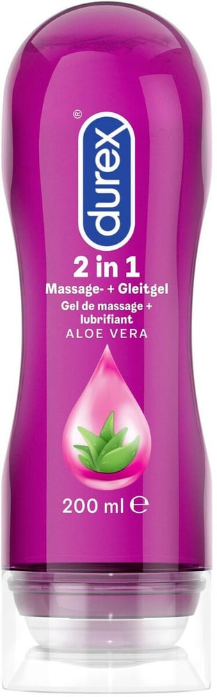 2in1 Aloe Vera, gel de massage et lubrifiant Gel lubrifiant Durex 785300187030 Photo no. 1