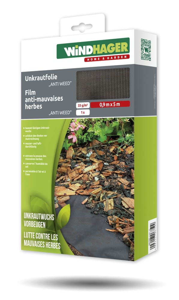 0.9 x 5 m Feuille anti-mauvaises herbes Windhager 631258300000 Photo no. 1