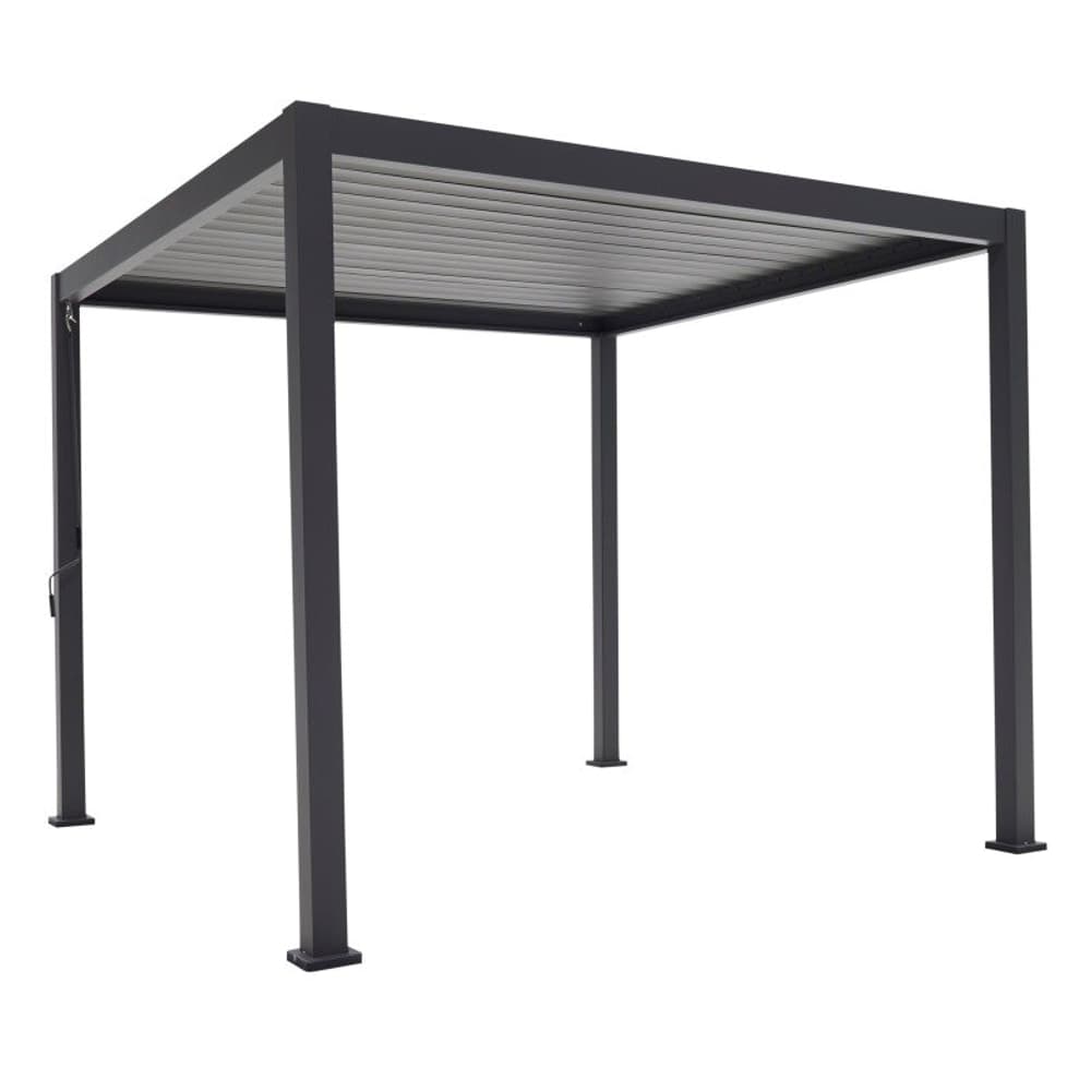 Pergola in alluminio/acciaio, nera 300x300x240cm Pergola Colibri 669700109301 N. figura 1