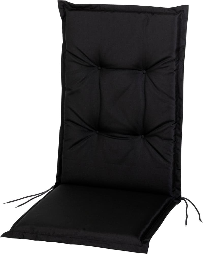 Coussin de chaise à haut dossier Outdoor 118 x 50 x 5 cm, Noir Garnissage COCON 785302424092 Photo no. 1