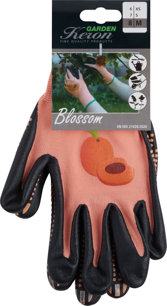 Blossom apricot Grösse 8 Gartenhandschuhe Keron 631543000000 Bild Nr. 1