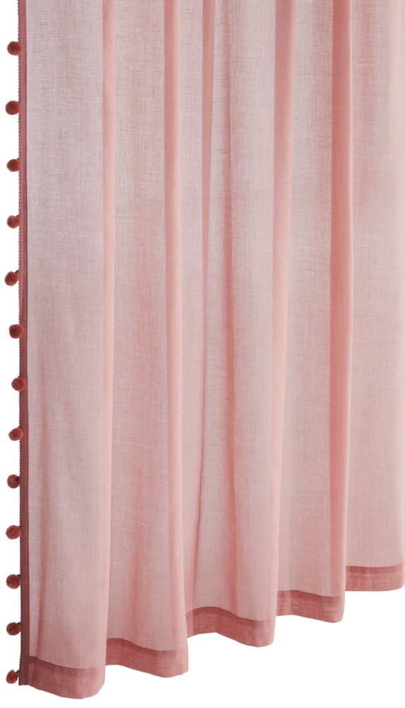 TIMO Tenda da giorno preconfezionata 430285120836 Colore Rosa scuro Dimensioni L: 140.0 cm x A: 260.0 cm N. figura 1