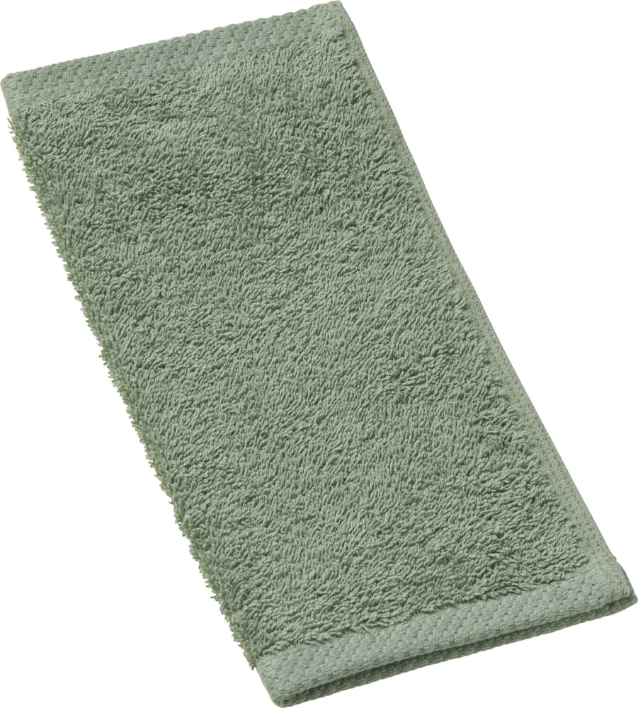MIKA Waschlappen MIKA Waschlappen 450936120161 Farbe Granite green Grösse Waschlappen - 30 x 30 cm Bild Nr. 1