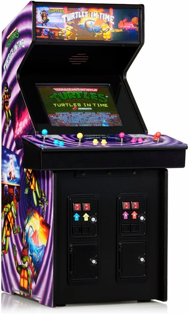 Quarter Scale Arcade Cabinet - Turtles in Time Spielkonsole Numskull 785302415370 Bild Nr. 1