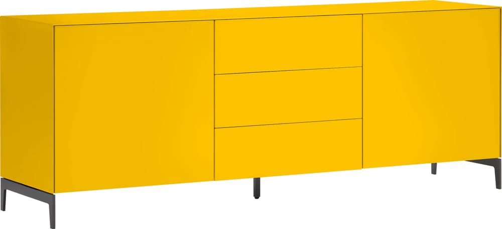 LUX Buffet bas 400850500000 Dimensions L: 180.0 cm x P: 46.0 cm x H: 68.0 cm Couleur Jaune Photo no. 1