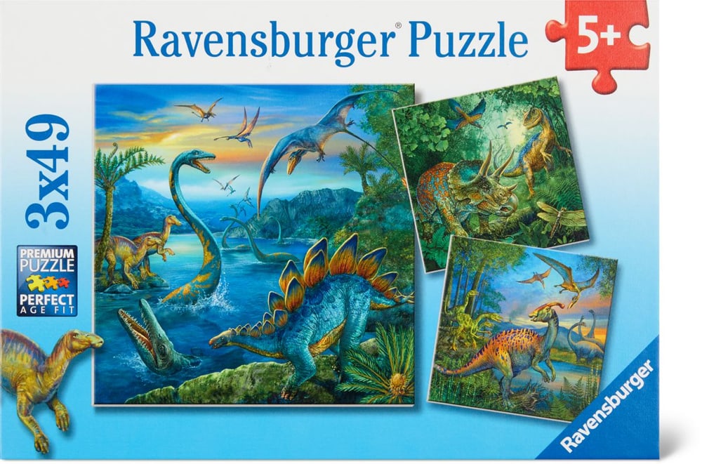 Dinosauri Puzzle Puzzle Ravensburger 748976900000 N. figura 1
