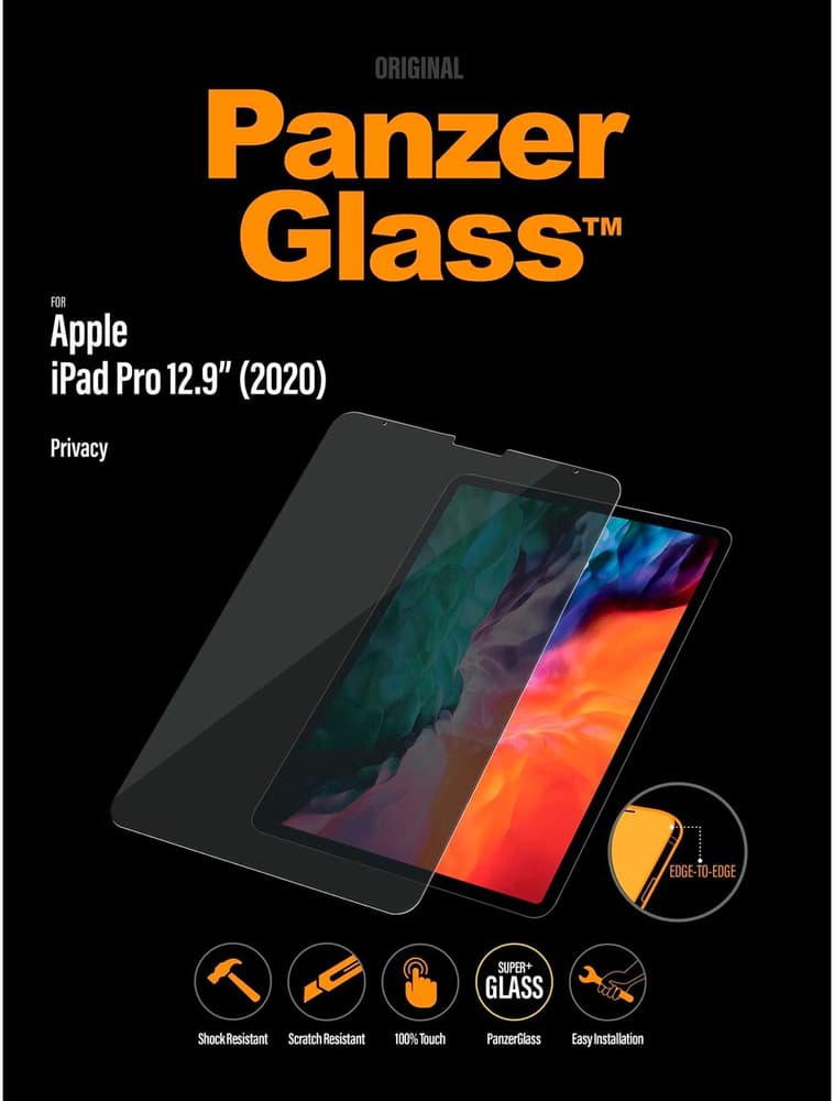 Privacy iPad Pro 12.9" 2020/2021 12.9 " Monitor Schutzfolie Panzerglass 785300196607 Bild Nr. 1