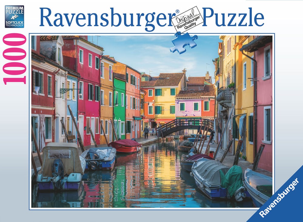 RVB Puzzle 1000 P. Burano en Italien Puzzles Ravensburger 749060400000 Photo no. 1