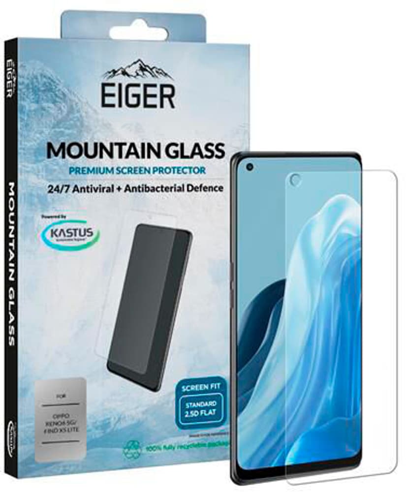 Oppo Find X5 Lite Display-Glas Smartphone Schutzfolie Eiger 798800101481 Bild Nr. 1
