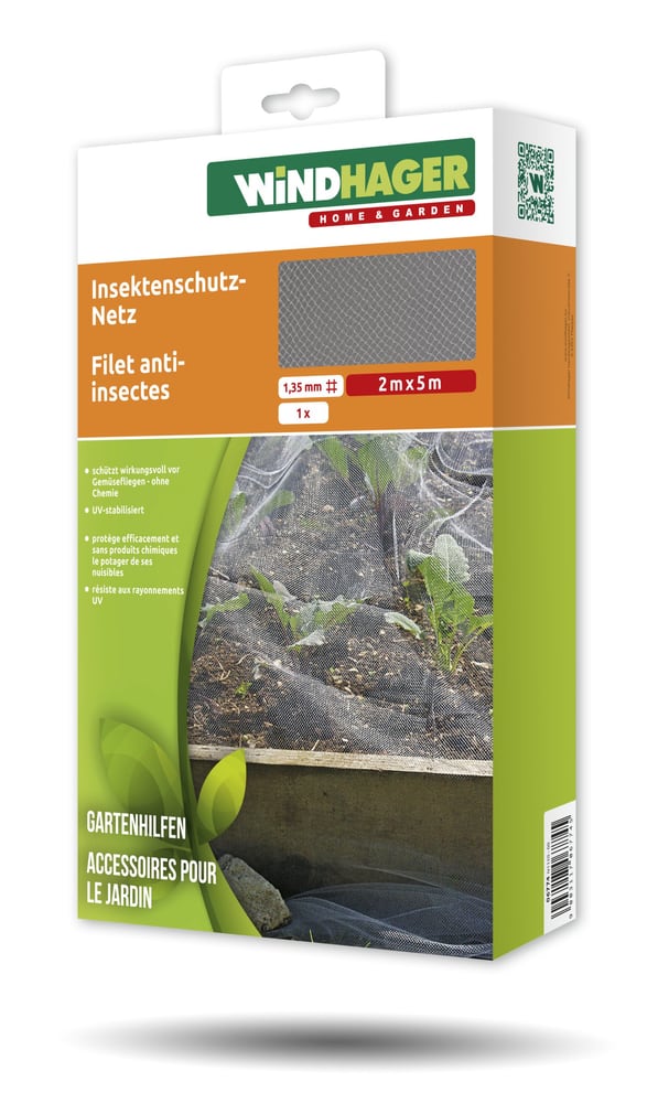 Rete anti-insetti Aiuti per il giardinaggio Windhager 631260500000 N. figura 1