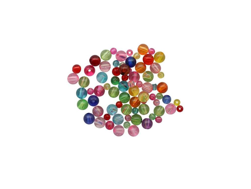 Perline bigiotteria 6-10mm 25g, trasparente Perline artigianali 608106300000 N. figura 1
