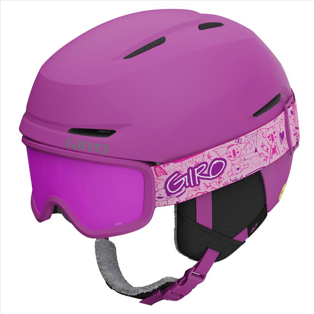 Spur Flash Combo Helmet Casco da sci Giro 469890151937 Taglie 52-55.5 Colore fucsia N. figura 1