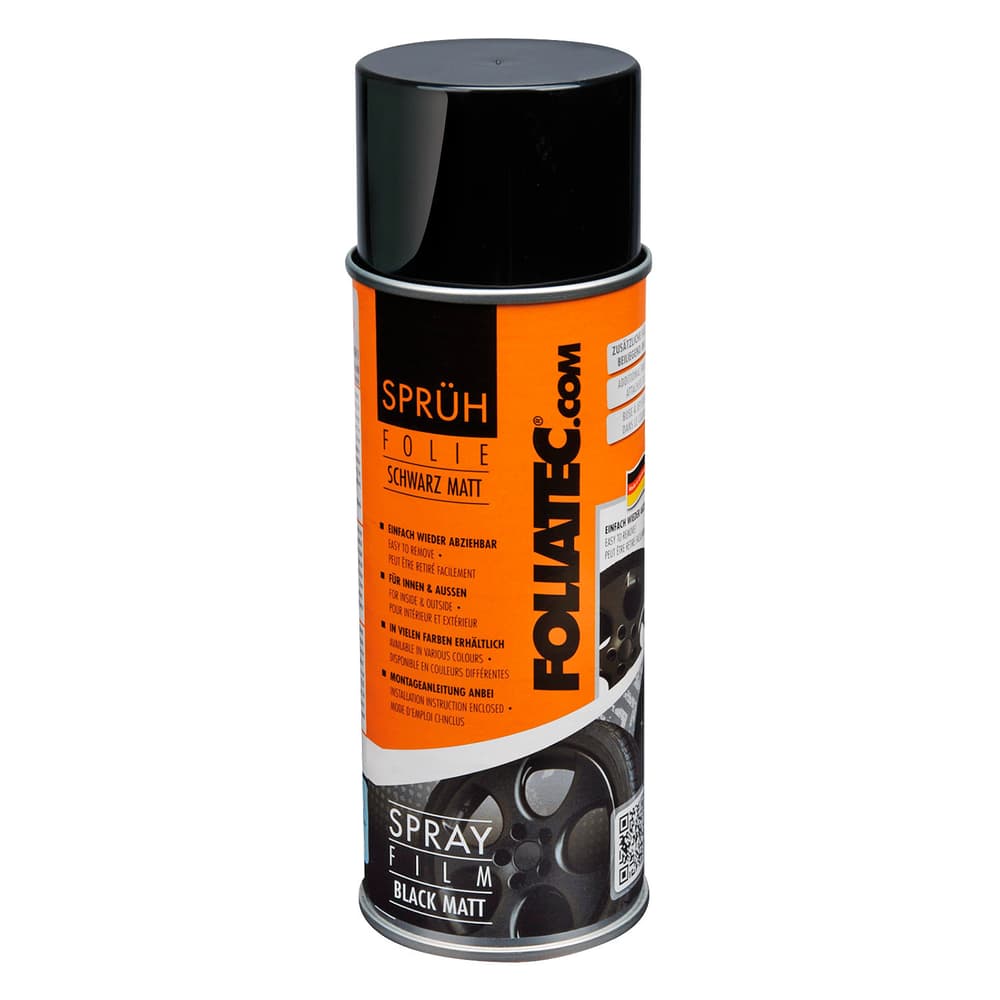Pellicola Spray nero ott. 400ml Spray per cerchioni FOLIATEC 620283400000 N. figura 1