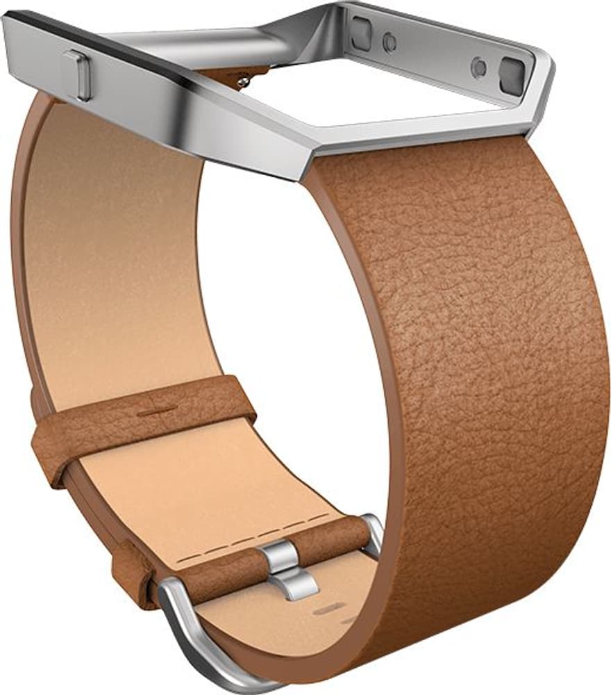Blaze bracciale di cuoio Camel Large Braccialetto per smartwatch Fitbit 798120100000 N. figura 1