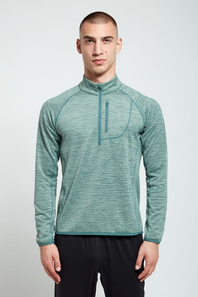 Midlayer 1/2 Zip Pull-over Perform 467717900363 Taille S Couleur vert foncé Photo no. 1