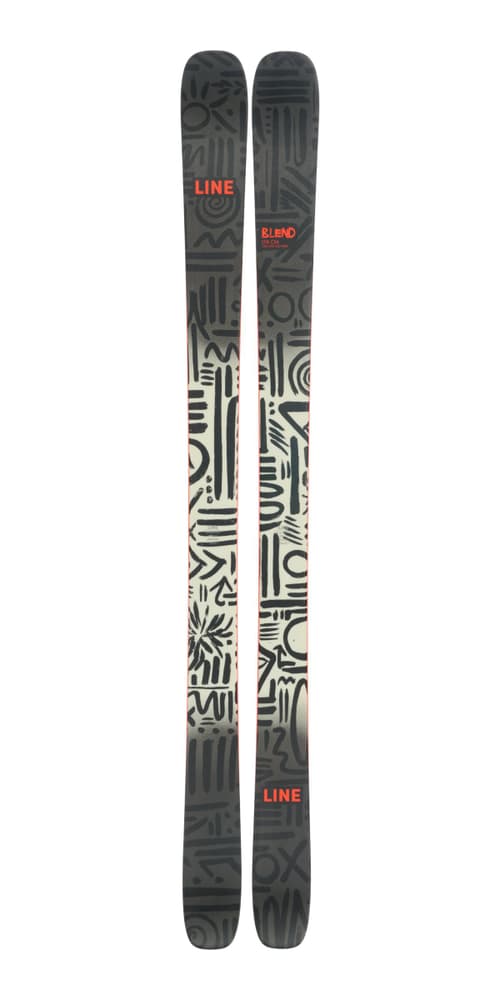 Blend inkl. Squire 11 ID GW Skis Freeskiing avec fixations Line 464321318520 Couleur noir Longueur 185 Photo no. 1