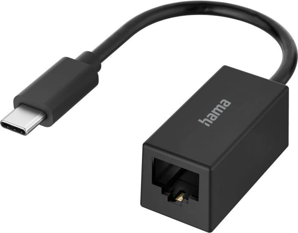 Prise USB-C - prise LAN / Ethernet, Gigabit Ethernet Adaptateur réseau USB Hama 785302423303 Photo no. 1