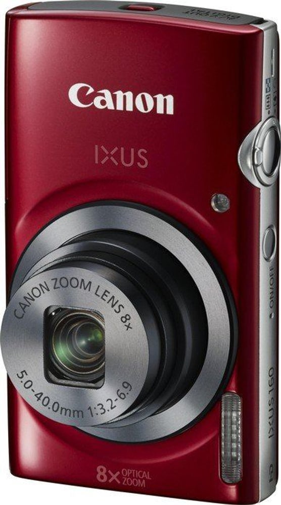 Canon IXUS 160 Kompaktkamera rot Canon 95110038889115 Bild Nr. 1