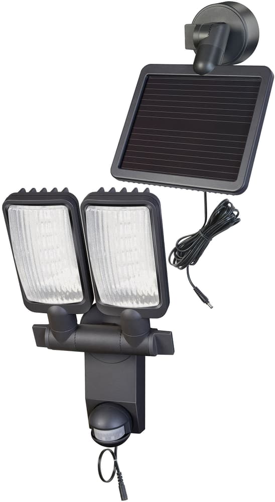 Lampe solaire à LED DUO Premium SOL LV1205 P2 IP 44 avec détecteur infrarouge Brennenstuhl 61211710000015 Photo n°. 1