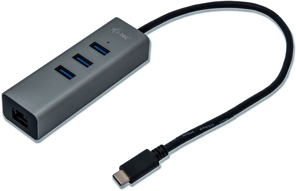USB-C Metal HUB Dockingstation e hub USB i-Tec 785300147233 N. figura 1