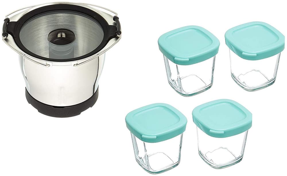 Kit mini-cuve avec 4 pots Moulinex 9000036984 Photo n°. 1