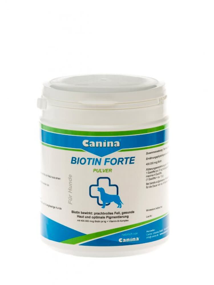 Biotine Forte en poudre, 0.5 kg Aliment complémentaire Canina 658365500000 Photo no. 1