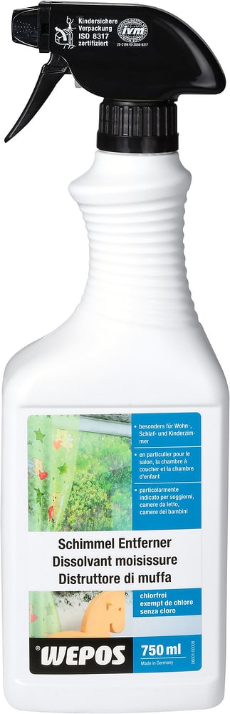 Detergente antimuffa senza cloro Detergenti per la casa e detergenti per i sanitari Wepos 661448000000 N. figura 1