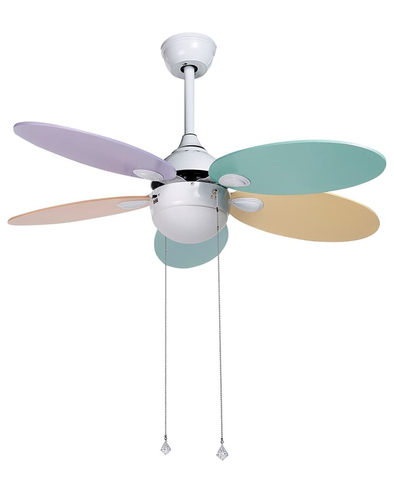 Ventilateur de plafond multicolore avec lampe WEBER Ventilateur de planfond Beliani 669700118771 Photo no. 1