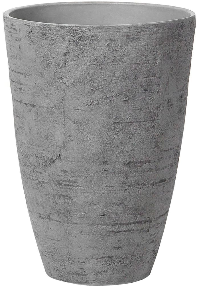 Vaso tondo per interno ed esterno grigio 43x43x60cm CAMIA Vaso per fiori Beliani 658067500000 N. figura 1