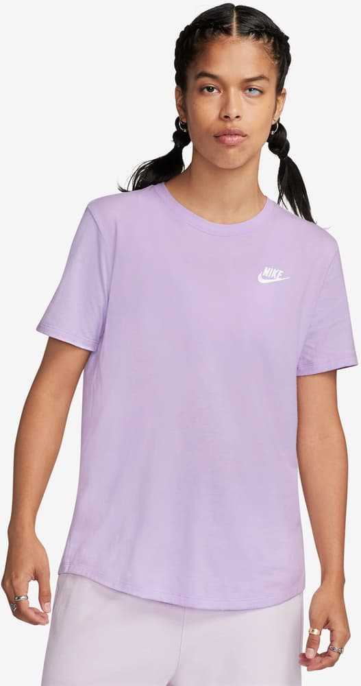 W NSW Club SS Tee T-shirt Nike 471858400391 Taille S Couleur lilas Photo no. 1