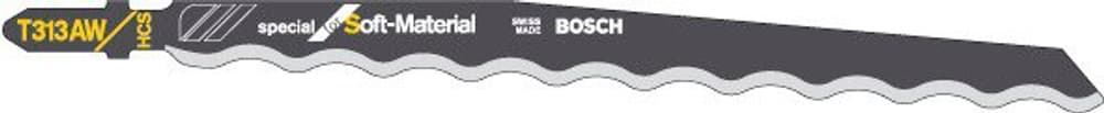 Lames de scie pour scies sauteuses BOSCH type T 313 AW Lame de scie sauteuse Bosch Professional 601386500000 Photo no. 1