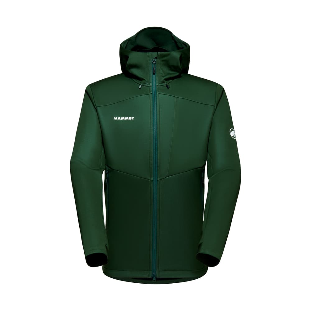 Ultimate VII SO Hooded Giacca softshell Mammut 467576800363 Taglie S Colore verde scuro N. figura 1