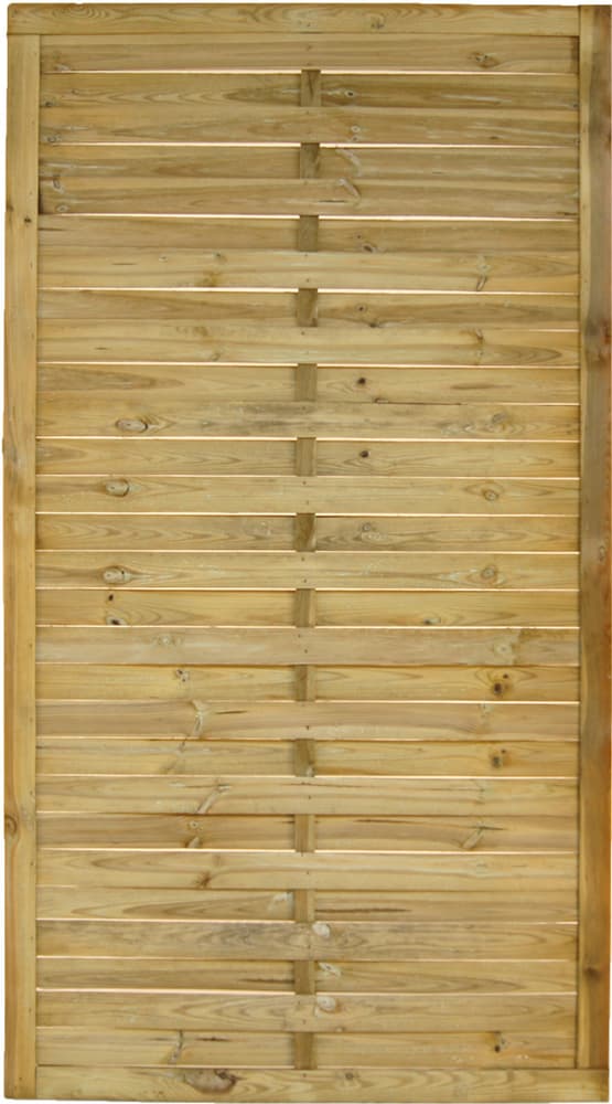 Panello a lamelle Staccionata in legno 647030600000 ﻿Dimension L: 100.0 cm x P: 4.0 cm x A: 180.0 cm N. figura 1