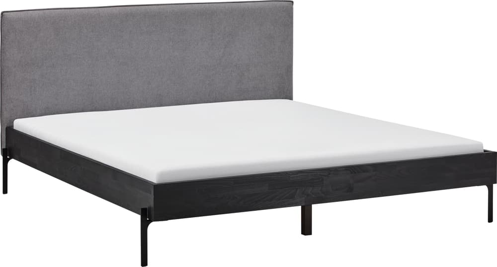 CARA Lit CARA Lit 407813200000 Dimensions L: 160.0 cm x P: 200.0 cm Couleur Hêtre noir Photo no. 1