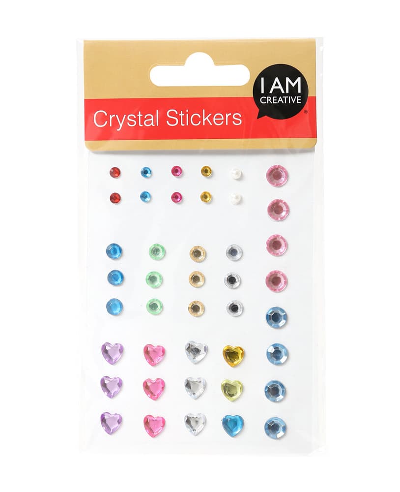 Crystal Sticker, Set I Sticker Set I AM CREATIVE 665524300010 Sujet Crystal Sticker Bild Nr. 1