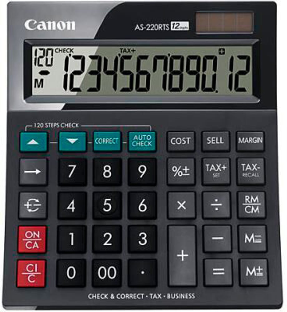 Tischrechner CA-AS220R 12-stellig Taschenrechner Canon 785302422617 Bild Nr. 1