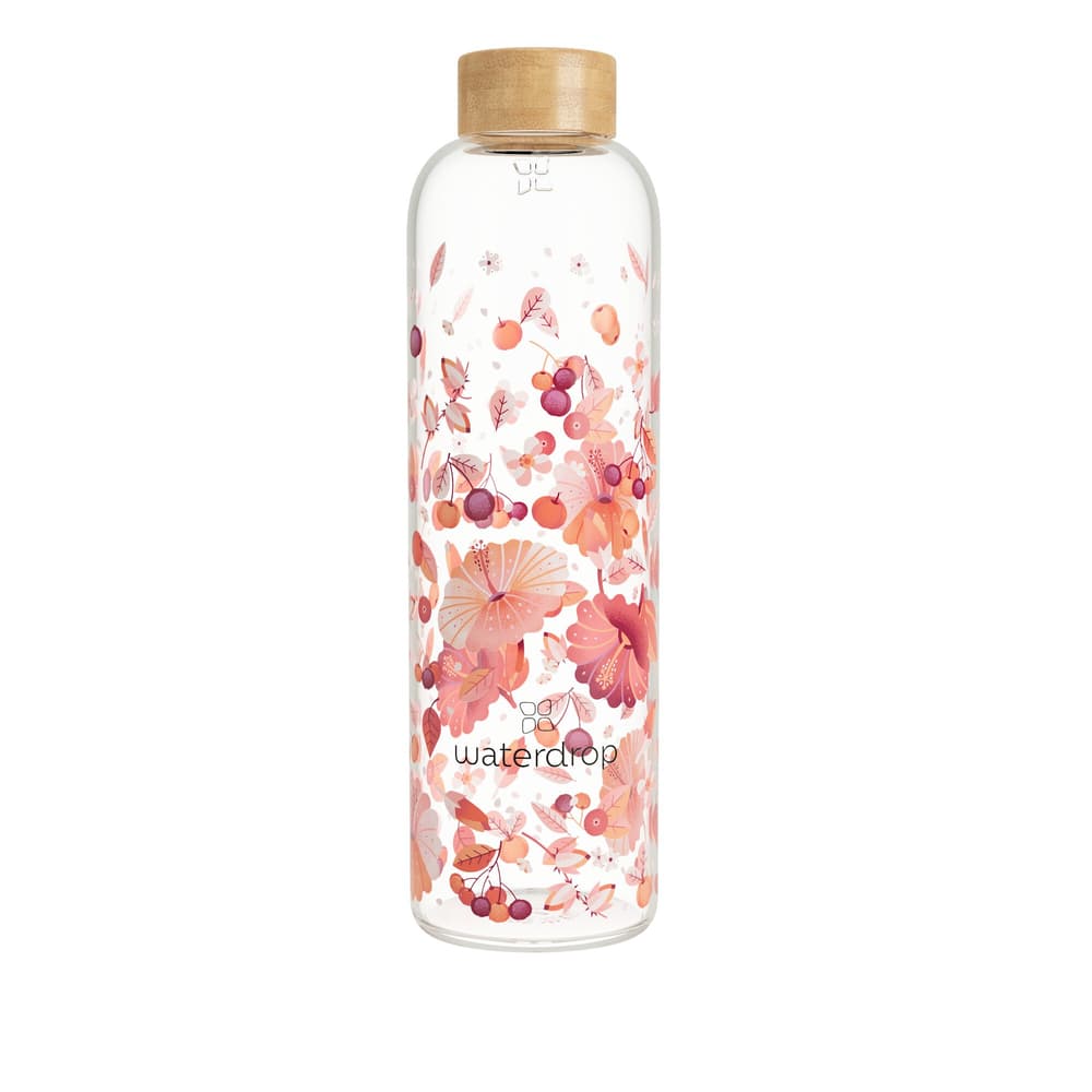 Glasflasche RELAX 1l Trinkflasche waterdrop 471207100057 Grösse Einheitsgrösse Farbe koralle Bild-Nr. 1