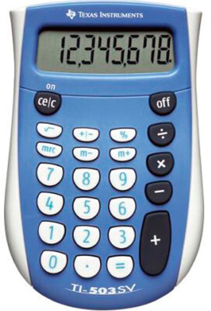Calculatrice TI-503SV 8-chiffres Calculatrice de poche Texas Instruments 785300151129 Photo no. 1