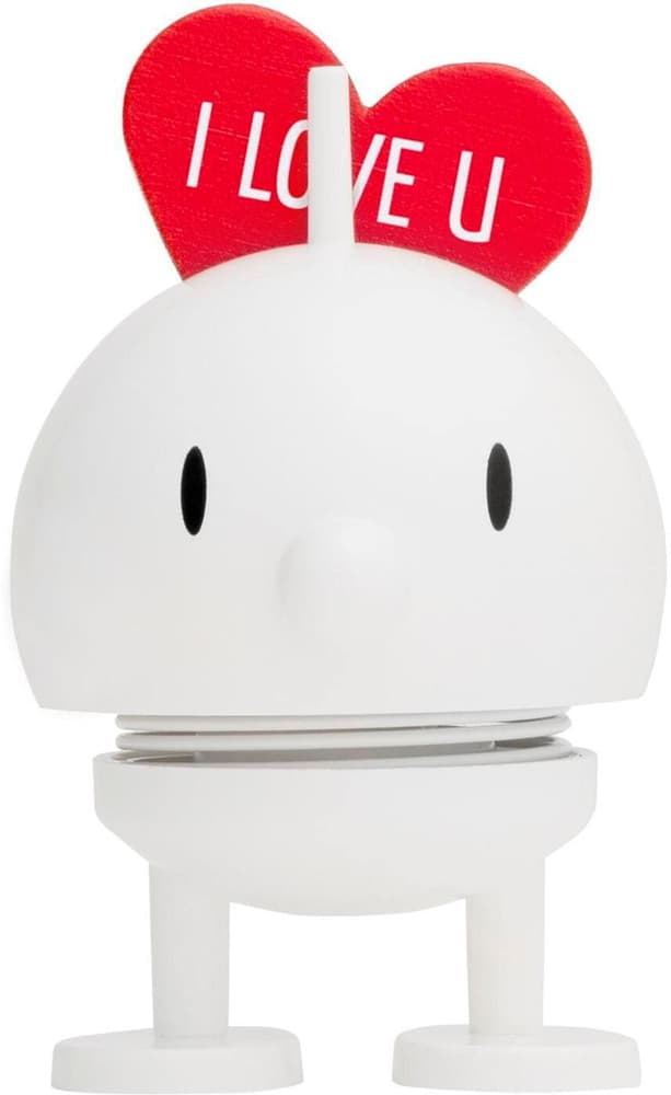 Bumble Love S 8,7 cm, bianco Présentoir, Aufsteller Hoptimist 785302424692 N. figura 1