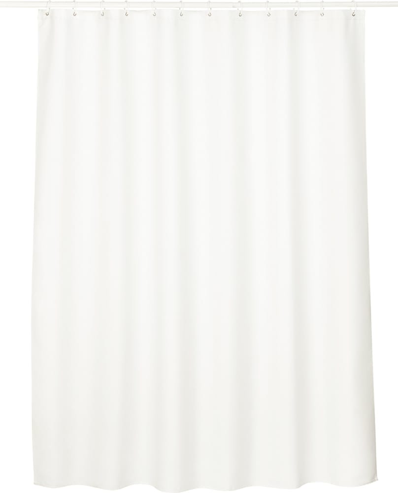 LINO Rideau de douche 453159353410 Couleur Blanc Dimensions L: 180.0 cm x H: 180.0 cm Photo no. 1