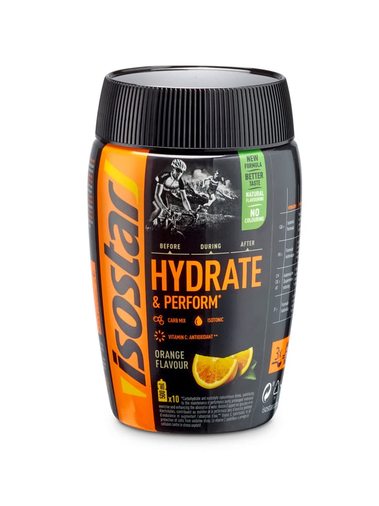 Hydrate & Perform Orange Boisson pour les sportifs Isostar 467316103100 Couleur neutre Goût Orange Photo no. 1